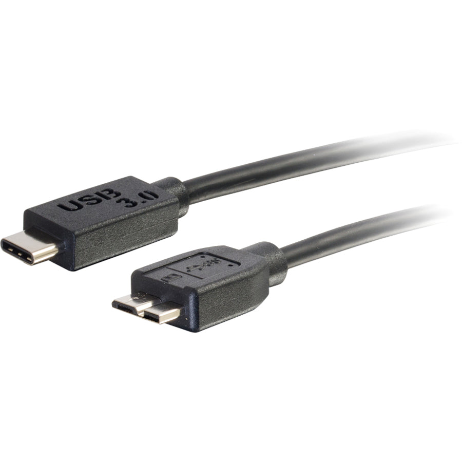 C2G 3ft USB 3.0 USB-C to USB-Micro B Cable M/M - Black 28862