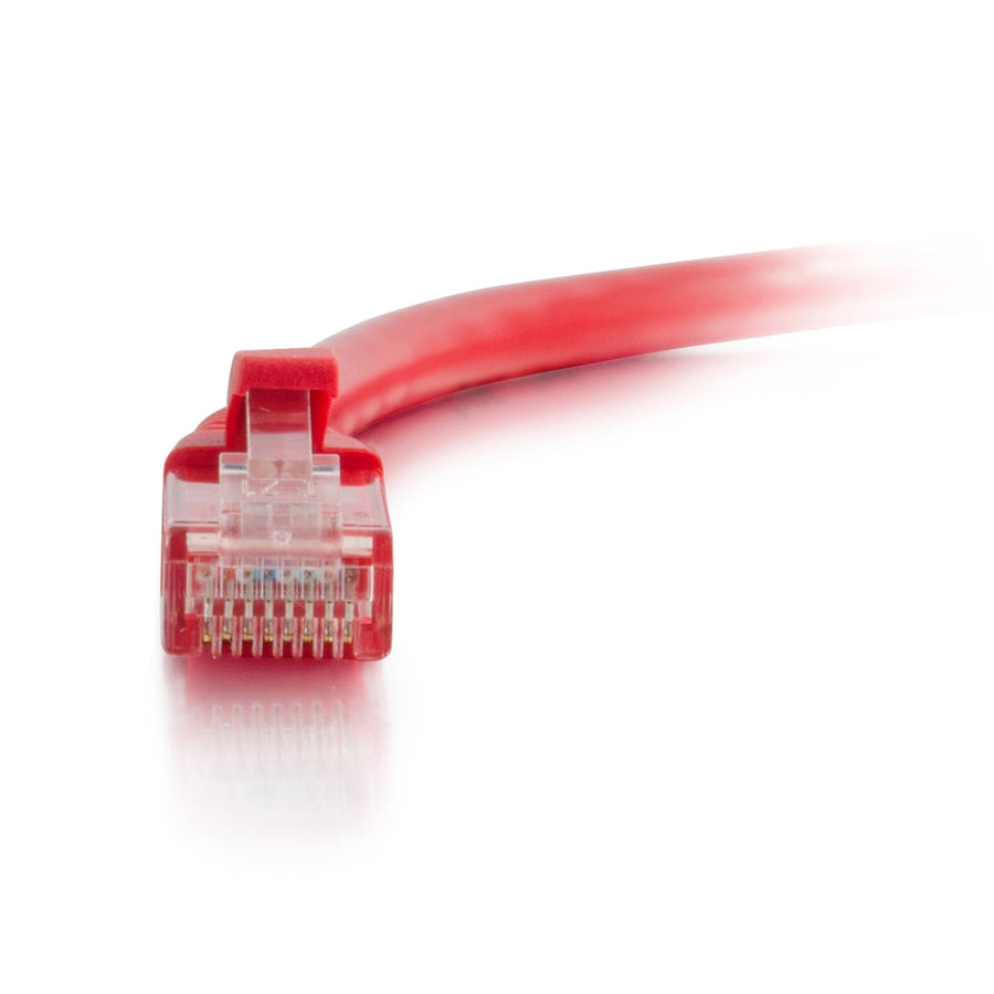 Câble Ethernet de raccordement réseau C2G Cat6a sans accroc non blindé (UTP) de 14 pieds - Rouge 50809