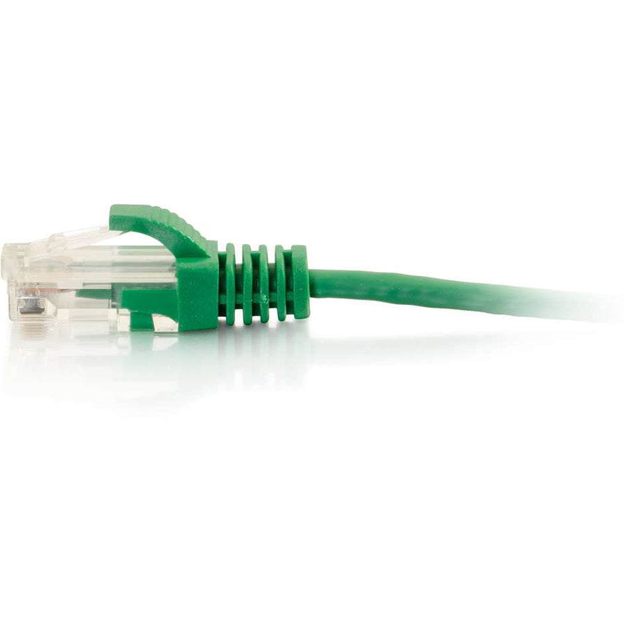 Câble Ethernet C2G Cat6 de 10 pieds - Mince - Sans accroc non blindé (UTP) -Vert 01164