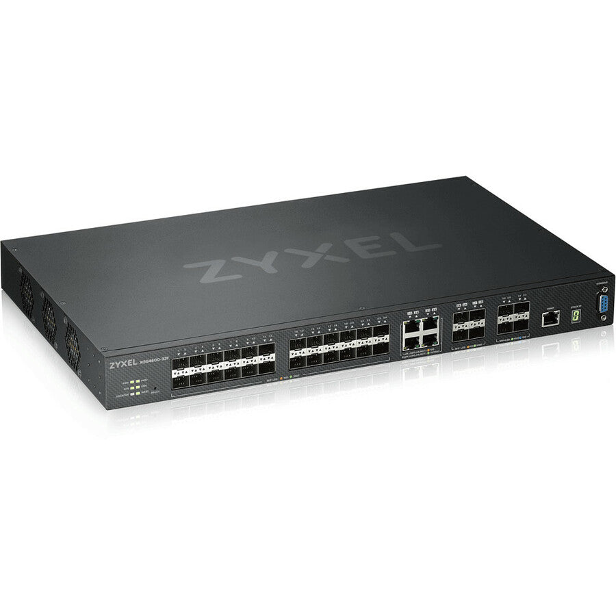 ZYXEL 28-port GbE L3 Managed Switch with 4 SFP+ Uplink XGS4600-32F-DC