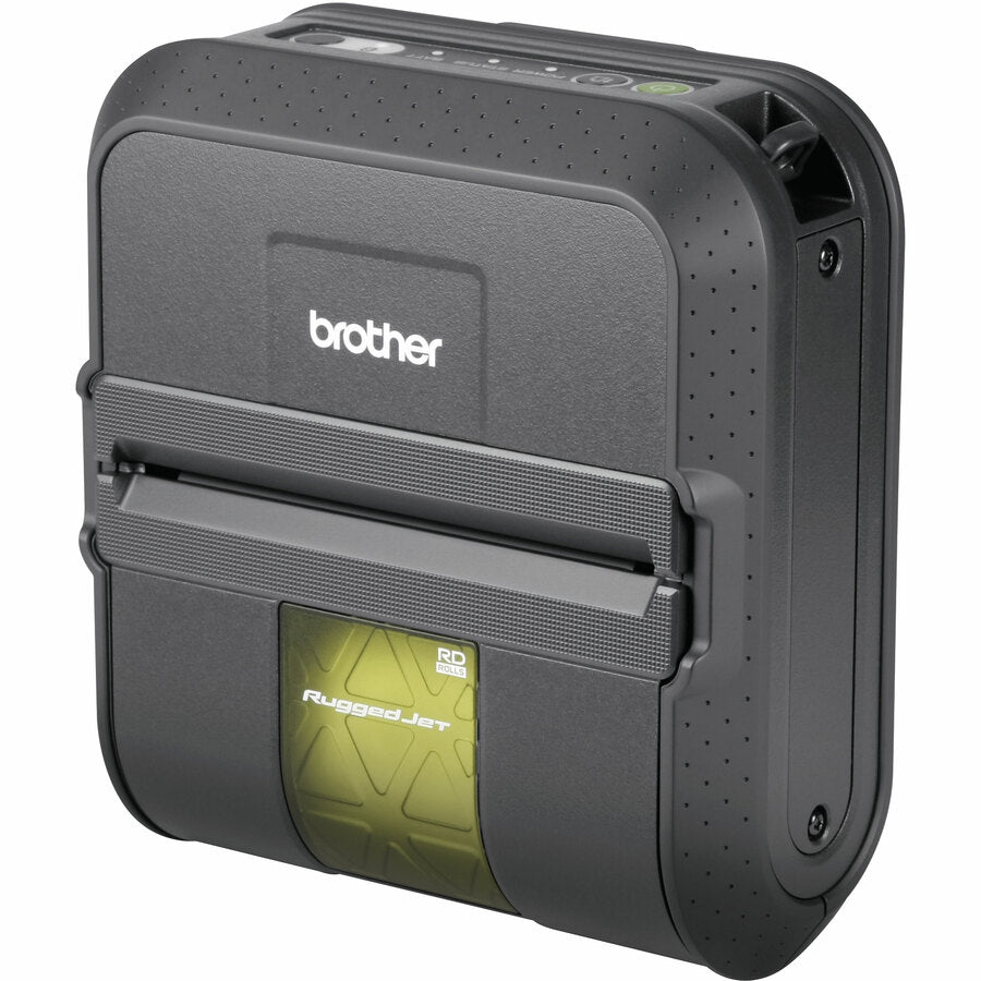 Brother RuggedJet RJ4030-K Direct Thermal Printer - Monochrome - Portable - Label Print - USB - Serial - Bluetooth - Battery Included RJ4030M-K