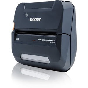 Brother RuggedJet RJ4230BL Mobile Direct Thermal Printer - Monochrome - Portable - Label/Receipt Print - USB - Serial - Bluetooth - Near Field Communication (NFC) RJ4230BL