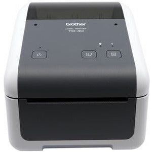 Imprimante thermique directe de bureau Brother TD-4420DNP - Monochrome - Impression d'étiquettes - Ethernet - USB - Série TD4420DNP