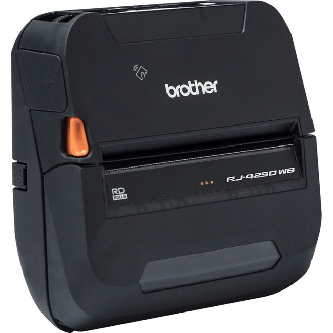 Brother Desktop Direct Thermal Printer - Monochrome - Label/Receipt Print - USB - Bluetooth RJ4250WB