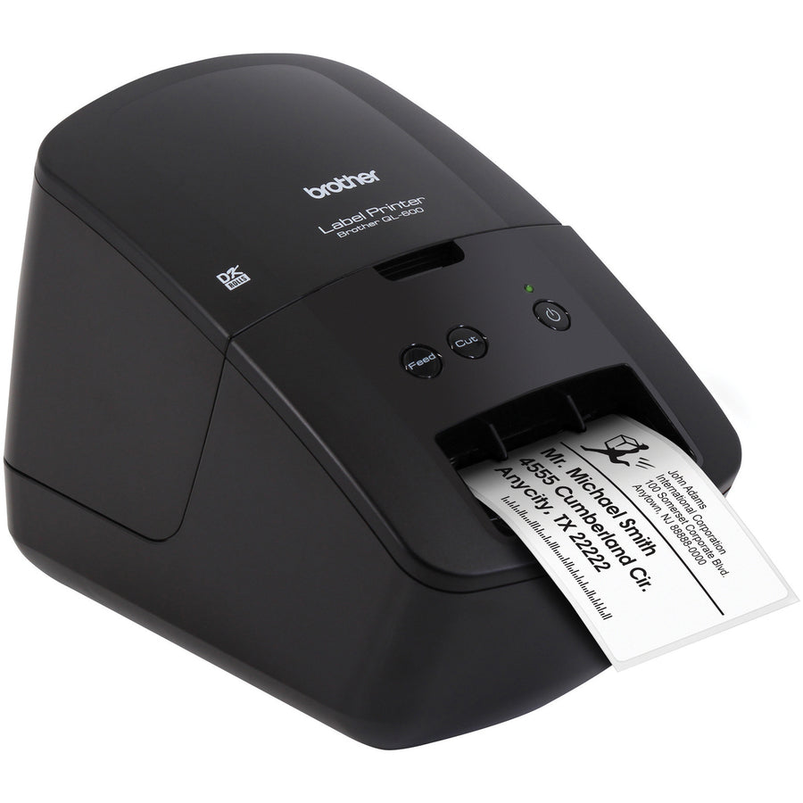 Brother QL-600 Desktop Direct Thermal Printer - Monochrome - Label Print - USB QL-600