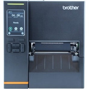 Brother TJ-4021TN Desktop Direct Thermal/Thermal Transfer Printer - Monochrome - Label/Receipt Print - Ethernet - USB - Serial TJ4021TN