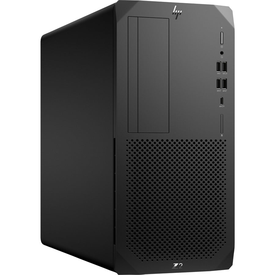 HP Z2 G5 Workstation - 1 x Intel Core i7 Hexa-core (6 Core) i7-10700 10th Gen 3.10 GHz - 16 GB DDR4 SDRAM RAM - 512 GB SSD - Tower - Black 2X3M2UT#ABC