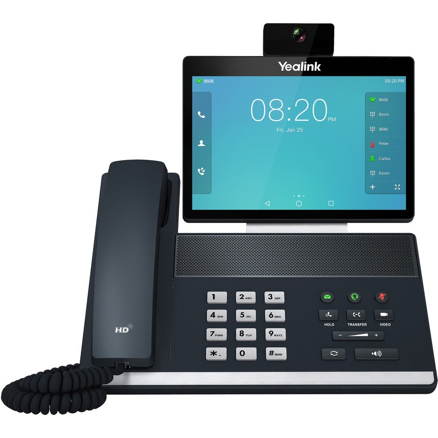 Yealink VP59 IP Phone - Corded/Cordless - Corded/Cordless - Bluetooth, Wi-Fi - Tabletop, Wall Mountable - Classic Gray VP59G
