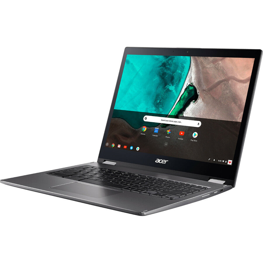 Acer Chromebook Spin 13 CP713-1WN CP713-1WN-813G Écran tactile 13,5" Chromebook 2 en 1 - 2256 x 1504 - Intel Core i7 8e génération i7-8550U Quad-core (4 Core) 1,80 GHz - 16 Go de RAM - 128 Go de mémoire Flash - Gris acier NX.EFJAA.010