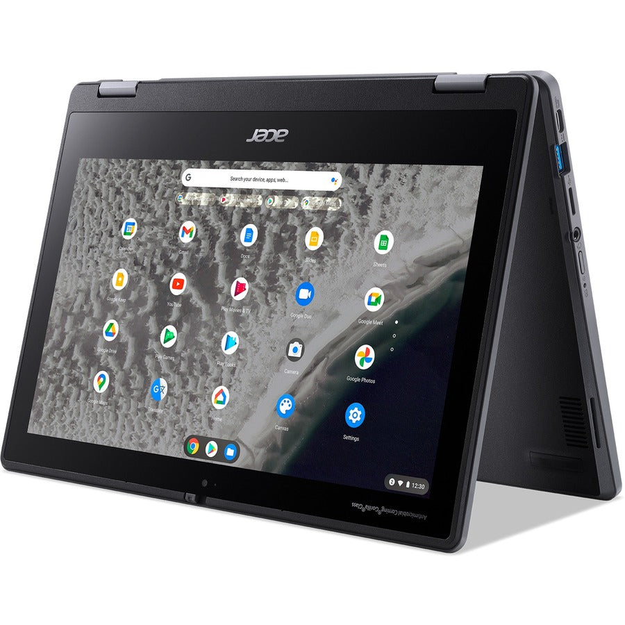 Acer Chromebook Spin 511 R753T R753T-C59J Écran tactile 11,6" Chromebook 2 en 1 - HD - 1366 x 768 - Intel Celeron N5100 Quad-core (4 Core) 1,10 GHz - 4 Go RAM - 32 Go Mémoire Flash NX.A8ZAA.001