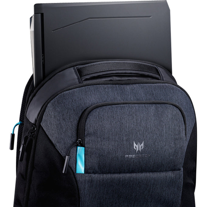 Acer Carrying Case (Backpack) for 15.6" Notebook - Black, Teal Blue NP.BAG1A.291