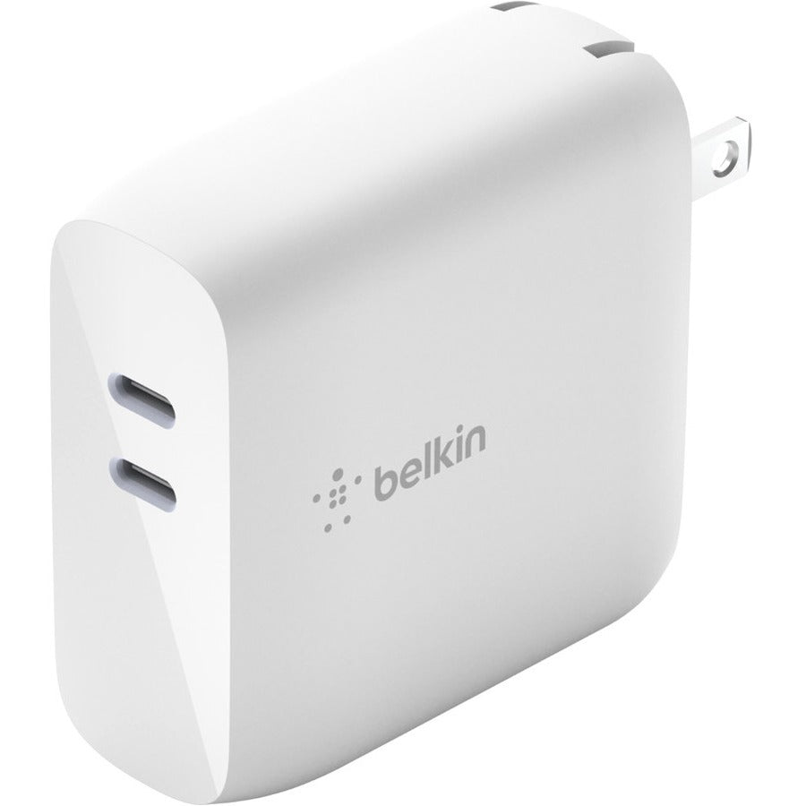 Belkin BOOST&uarr;CHARGE Dual USB-C PD GaN Wall Charger 68W WCH003DQWH