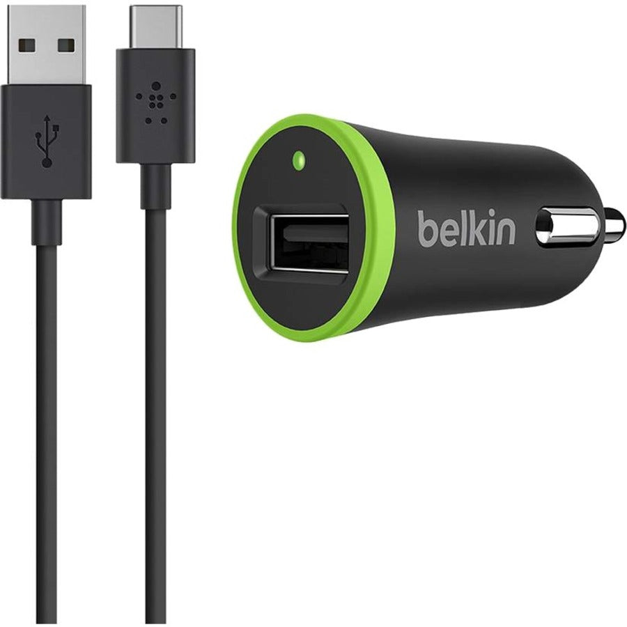 Belkin USB-C to USB-A Cable with Universal Car Charger F7U002bt06-BLK F7U002BT06-BLK
