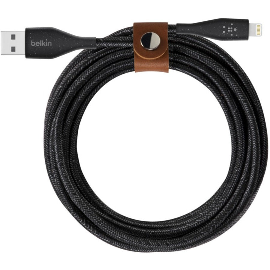 Belkin DuraTek Plus Lightning to USB-A Cable with Strap F8J236BT06-BLK
