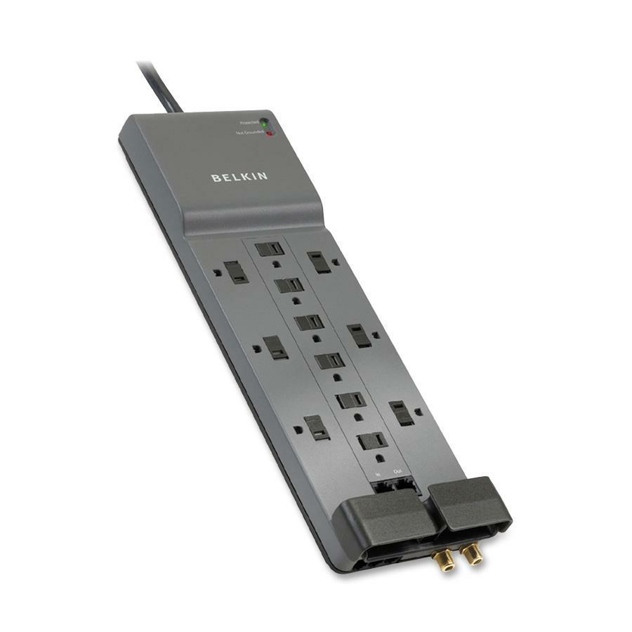 Belkin 7 Outlet Home/Office Surge Protector BE11223410