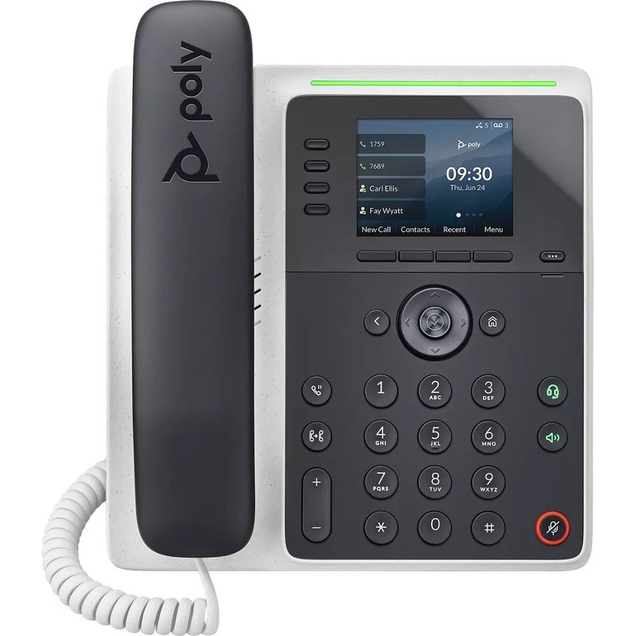 Poly Edge E220 IP Phone - Corded - Corded - Bluetooth, NFC - Desktop, Wall Mountable 2200-86990-025