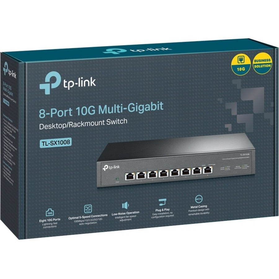 TP-Link 10G Multi-Gigabit Unmanaged Switch TL-SX1008