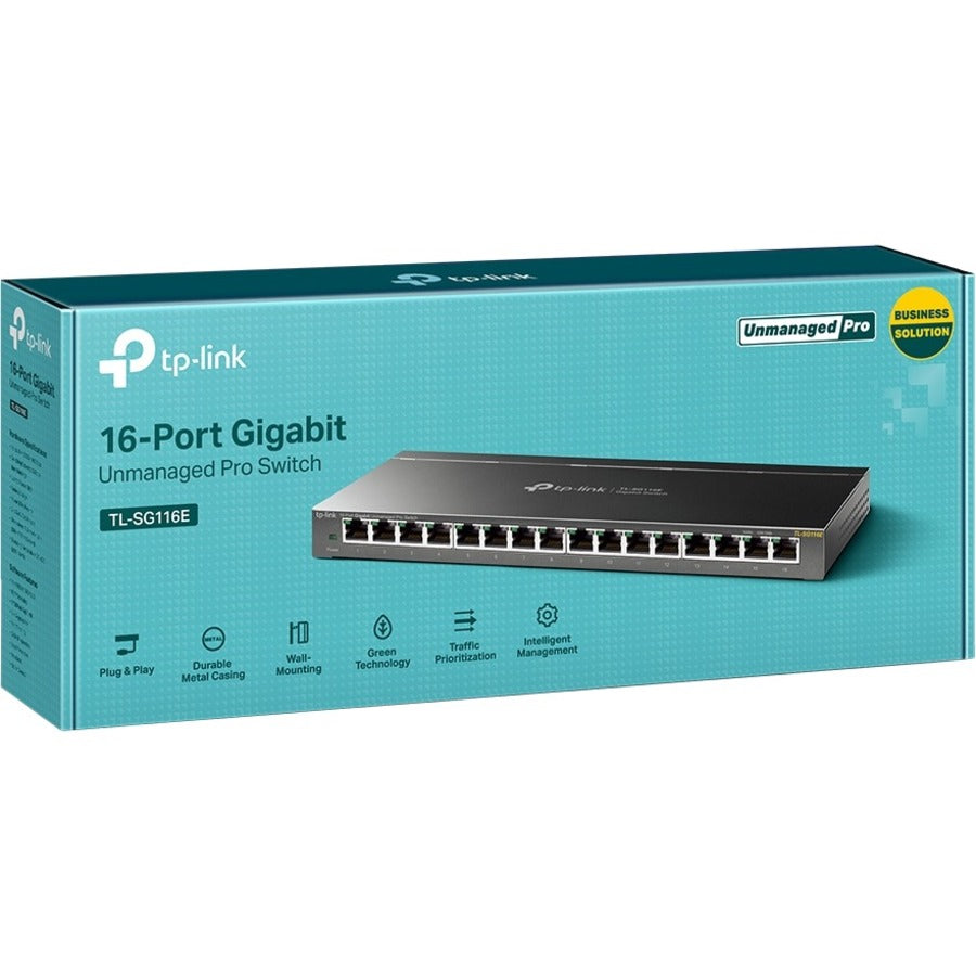 TP-Link 16-Port Gigabit Unmanaged Pro Switch TL-SG116E