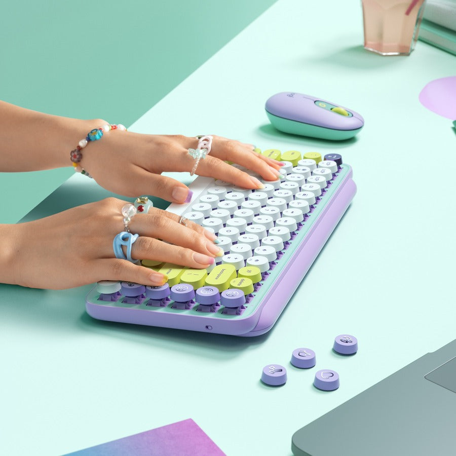 Clavier mécanique sans fil Logitech POP Keys avec touches Emoji personnalisables 920-010708