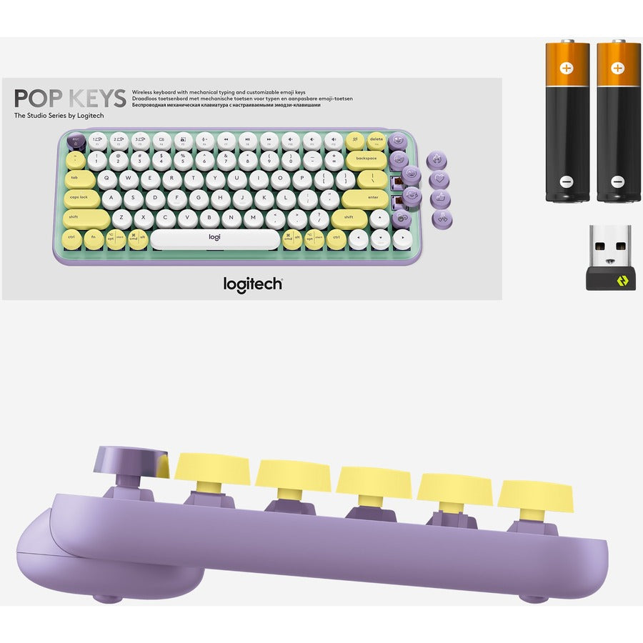 Clavier mécanique sans fil Logitech POP Keys avec touches Emoji personnalisables 920-010708