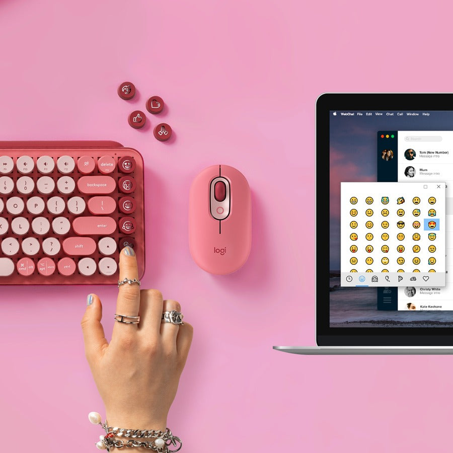 Clavier mécanique sans fil Logitech POP Keys avec touches Emoji personnalisables 920-010709