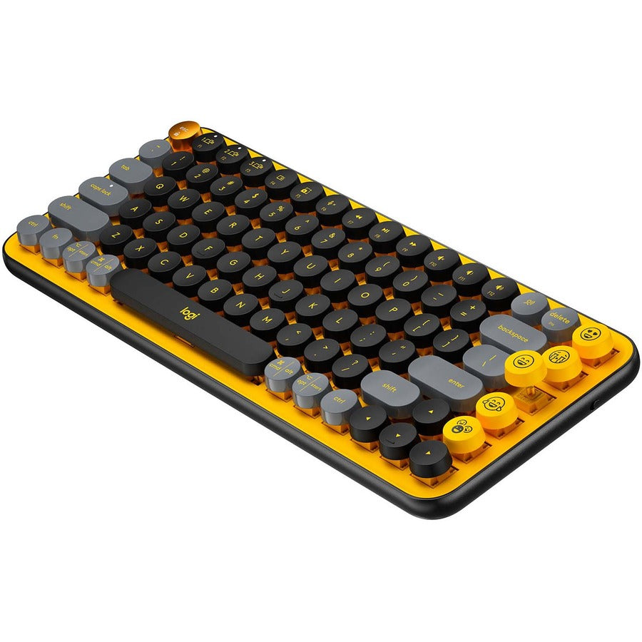 Logitech POP Keys Wireless Mechanical Keyboard with Customizable Emoji Keys 920-010707