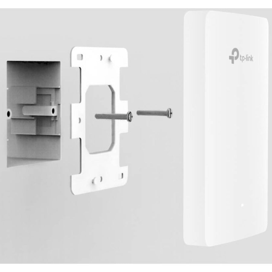 TP-Link Omada EAP615-Wall Point d'accès sans fil double bande 802.11ax 1,76 Gbit/s - Extérieur EAP615-Wall