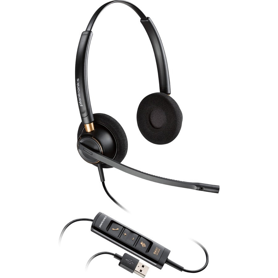 Plantronics Corded Headset with USB Connection 203444-01
