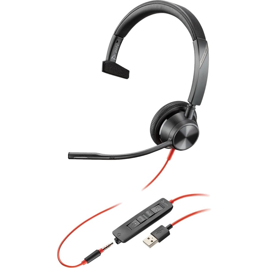 Casque UC filaire Plantronics Blackwire série 3300 214014-01