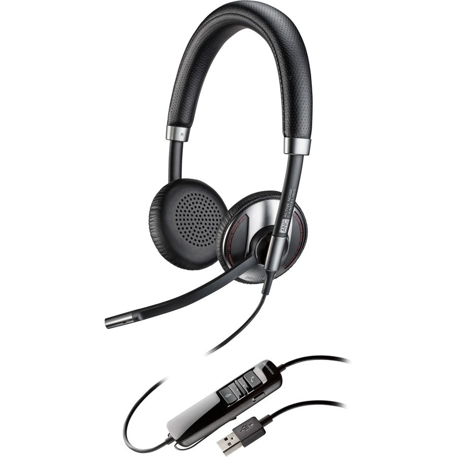 Plantronics Blackwire 725 Corded USB Headset With Active Noise Canceling 202581-01