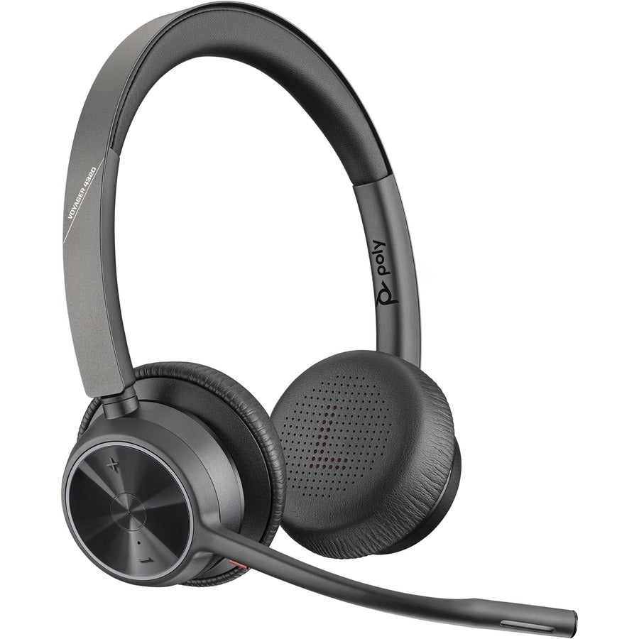 Casque sans fil Poly Voyager 4320 UC avec support de charge, USB-C 218479-01