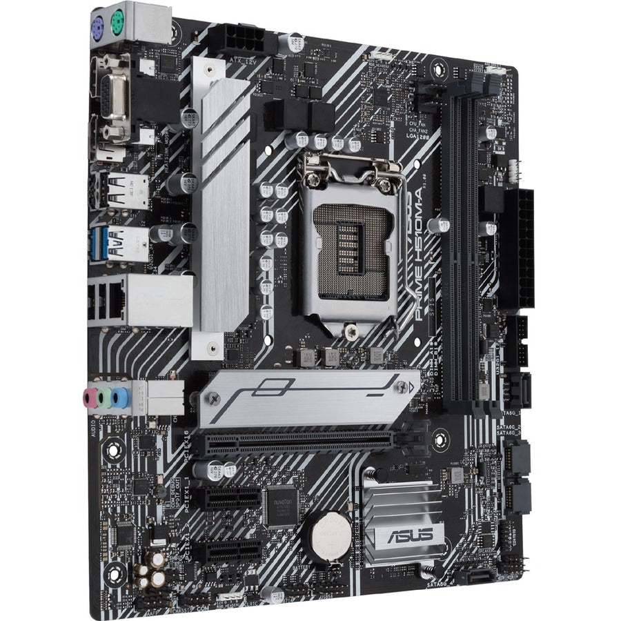 Asus Prime H510M-A/CSM Desktop Motherboard - Intel Chipset - Socket LGA-1200 - Micro ATX PRIME H510M-A/CSM