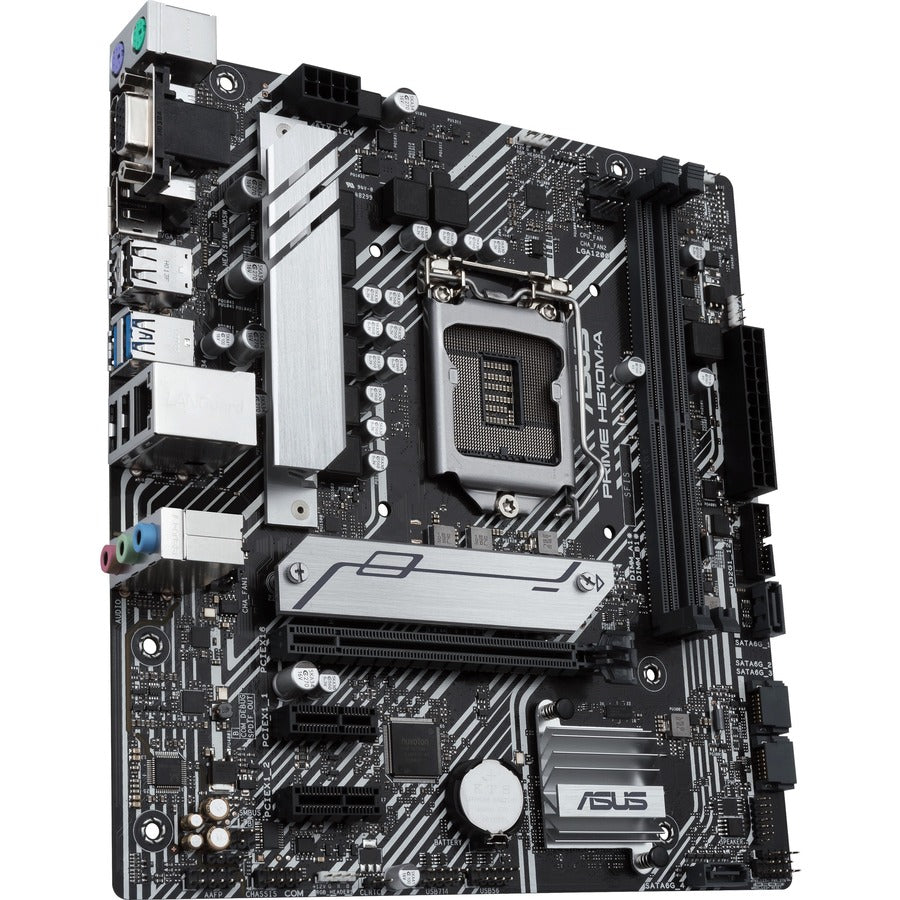 Asus Prime H510M-A/CSM Desktop Motherboard - Intel Chipset - Socket LGA-1200 - Micro ATX PRIME H510M-A/CSM