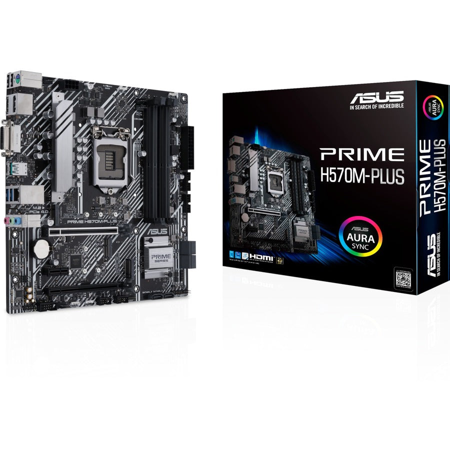 Carte mère de bureau Asus Prime H570M-PLUS/CSM - Chipset Intel - Socket LGA-1200 - Intel Optane Memory Ready - Micro ATX PRIME H570M-PLUS/CSM