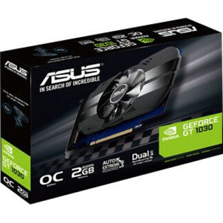 Asus NVIDIA GeForce GT 1030 Graphic Card - 2 GB GDDR5 PH-GT1030-O2G