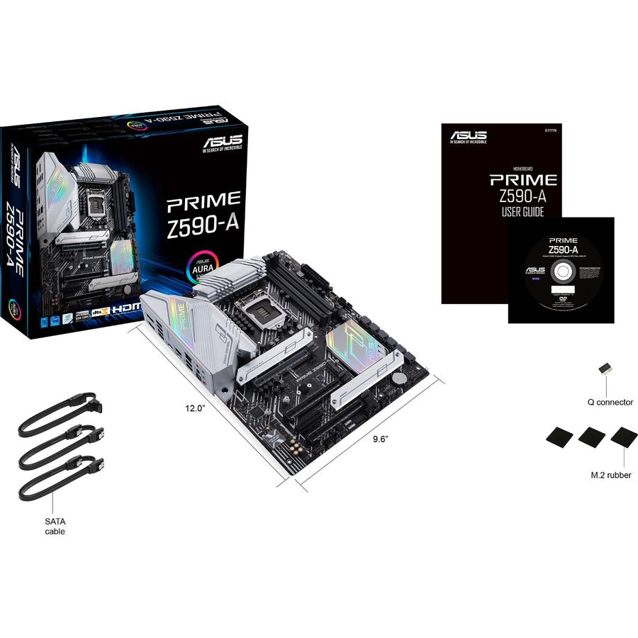 Asus Prime Z590-A Desktop Motherboard - Intel Chipset - Socket LGA-1200 - Intel Optane Memory Ready - ATX PRIME Z590-A