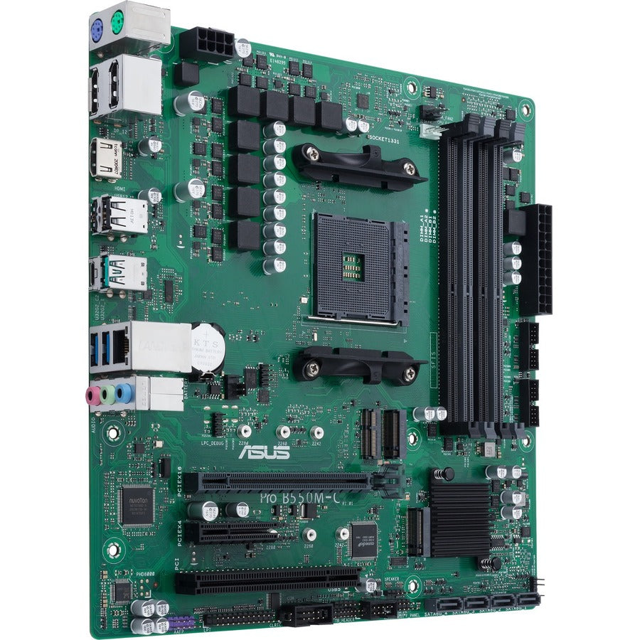 Asus PRO B550M-C/CSM Desktop Motherboard - AMD Chipset - Socket AM4 - Micro ATX PRO B550M-C/CSM