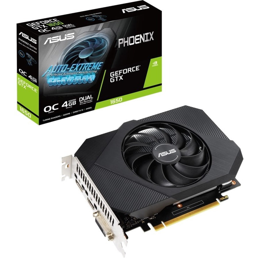 Asus NVIDIA GeForce GTX 1650 Graphic Card - 4 GB GDDR6 PH-GTX1650-O4GD6-P