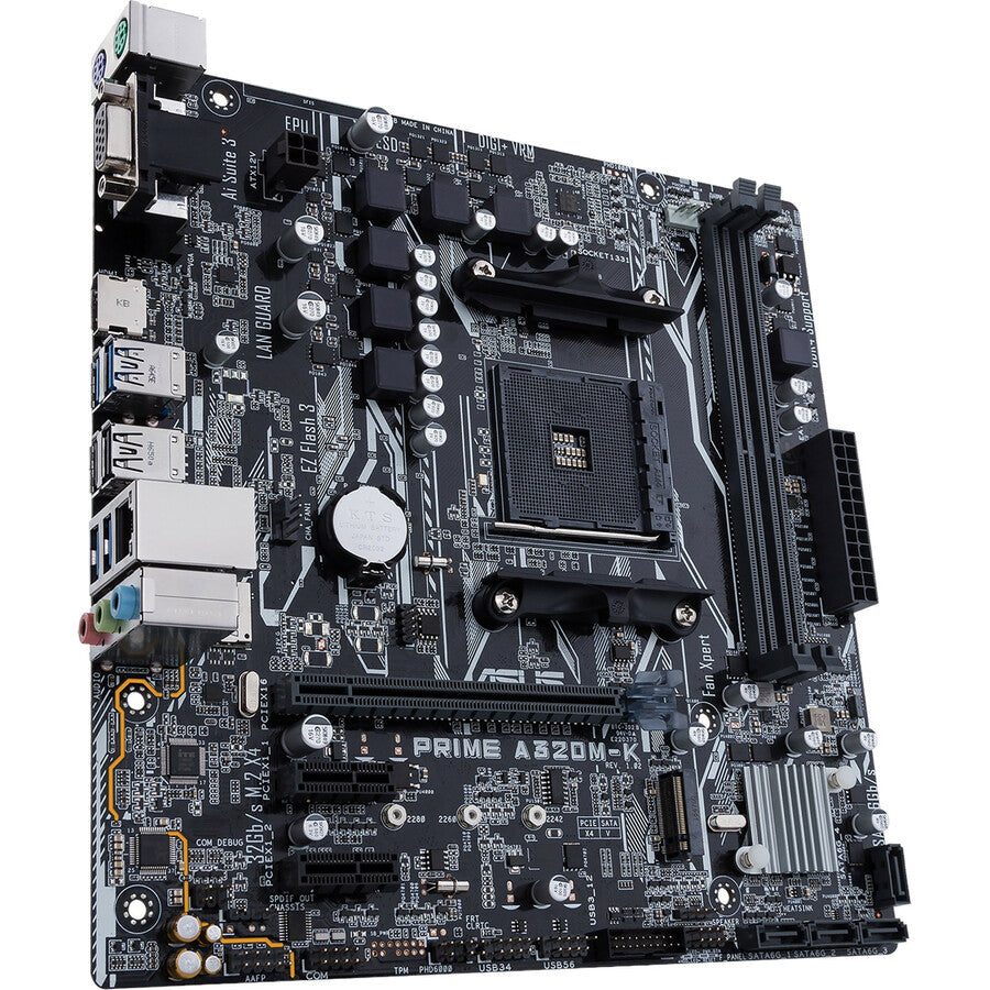 Carte mère de bureau Asus Prime PRIME A320M-K - Chipset AMD - Socket AM4 - Mini ITX PRIME A320M-K