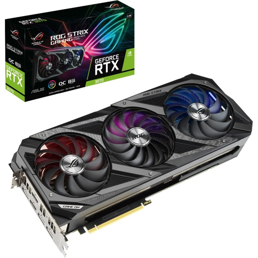 Asus ROG NVIDIA GeForce RTX 3070 Graphic Card - 8 GB GDDR6 ROGSTRIXRTX3070O8GV2