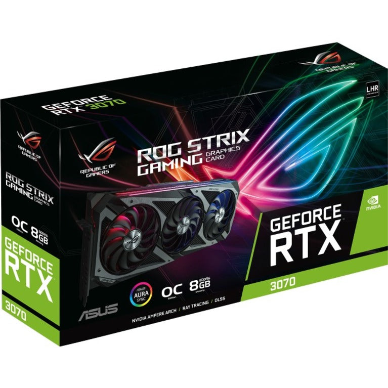 Carte graphique Asus ROG NVIDIA GeForce RTX 3070 - 8 Go GDDR6 ROGSTRIXRTX3070O8GV2