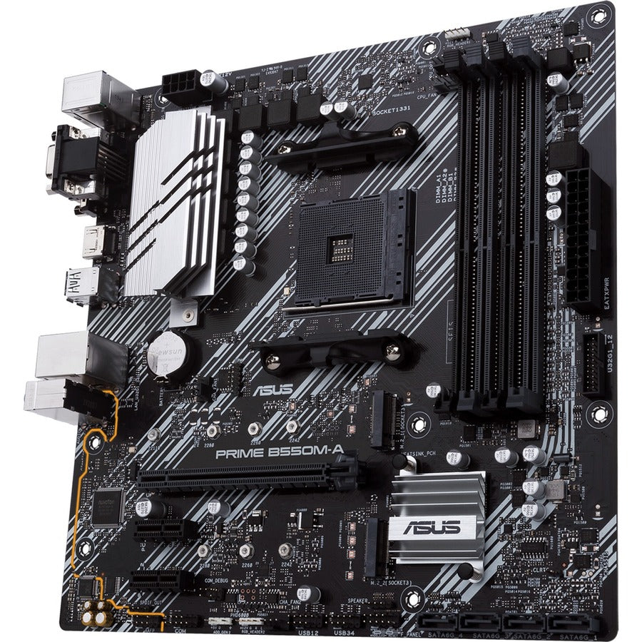 Asus Prime B550M-A/CSM Desktop Motherboard - AMD Chipset - Socket AM4 - Micro ATX PRIME B550M-A/CSM