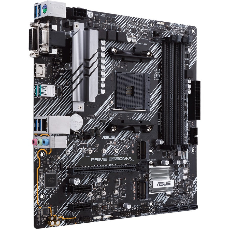 Asus Prime B550M-A/CSM Desktop Motherboard - AMD Chipset - Socket AM4 - Micro ATX PRIME B550M-A/CSM