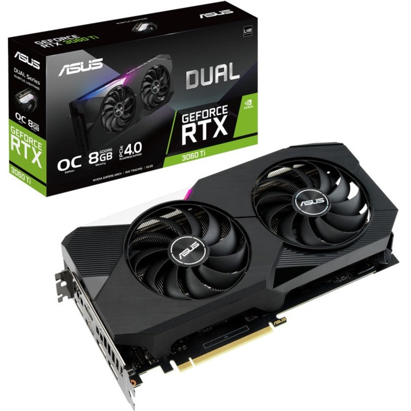 Carte graphique Asus NVIDIA GeForce RTX 3060 Ti - 12 Go GDDR6 DUAL-RTX3060TI-O8GV2