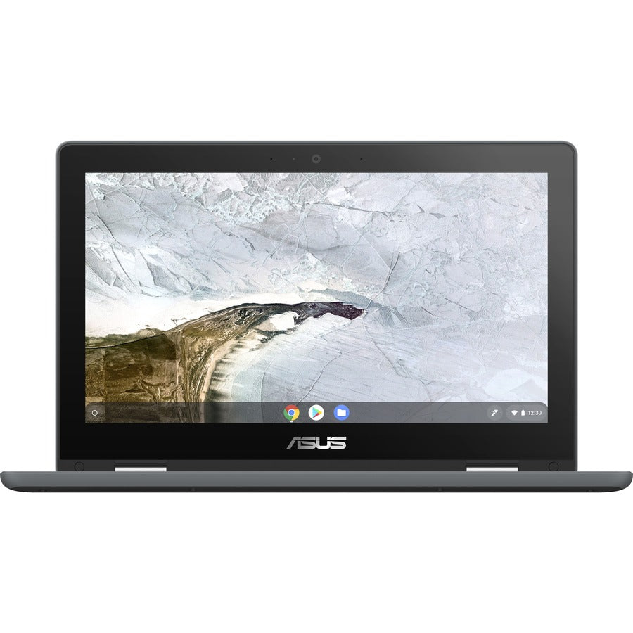 Asus Chromebook Flip C214 C214MA-Q1R-CB 11.6" Touchscreen Chromebook - HD - 1366 x 768 - Intel Celeron N4020 Dual-core (2 Core) 1.10 GHz - 4 GB RAM - 32 GB Flash Memory - Dark Gray C214MA-Q1R-CB