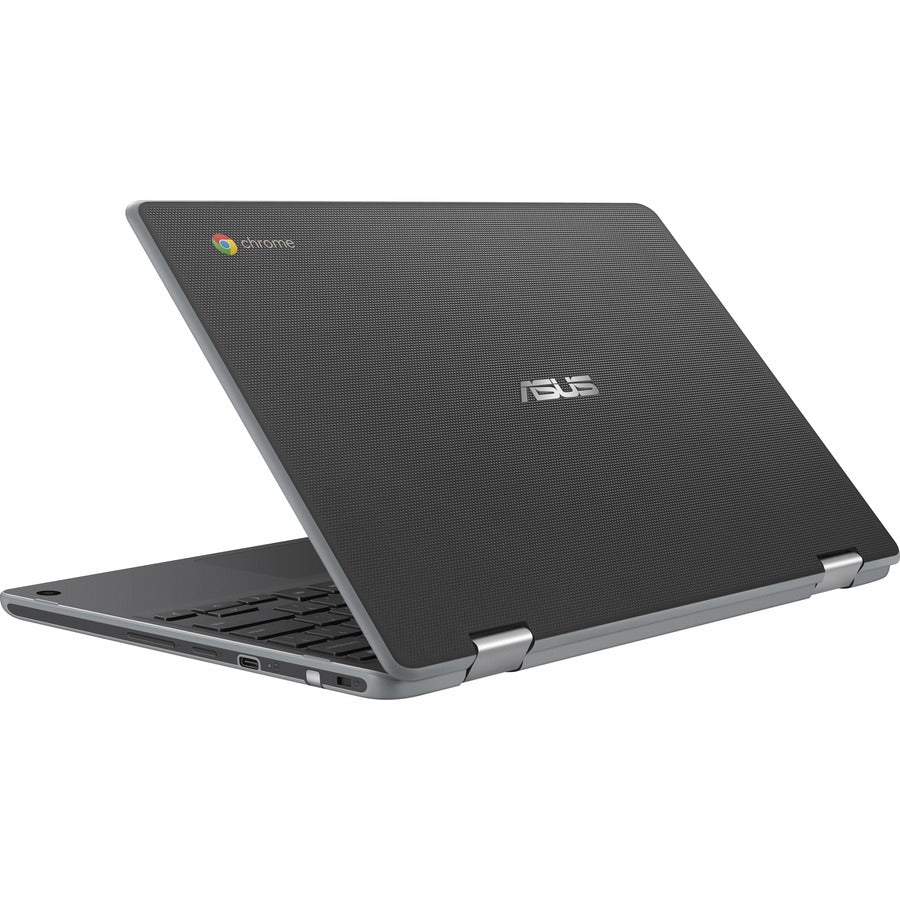 Asus Chromebook Flip C214 C214MA-Q1R-CB 11.6" Touchscreen Chromebook - HD - 1366 x 768 - Intel Celeron N4020 Dual-core (2 Core) 1.10 GHz - 4 GB RAM - 32 GB Flash Memory - Dark Gray C214MA-Q1R-CB