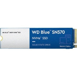 Disque SSD WD Blue SN570 WDS100T3B0C 1 To - M.2 2280 interne - PCI Express NVMe (PCI Express NVMe 3.0 x4) WDS100T3B0C