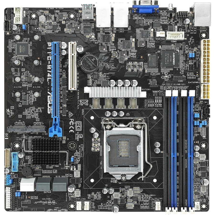 Asus P11C-M/4L Server Motherboard - Intel Chipset - Socket H4 LGA-1151 - Micro ATX P11C-M/4L