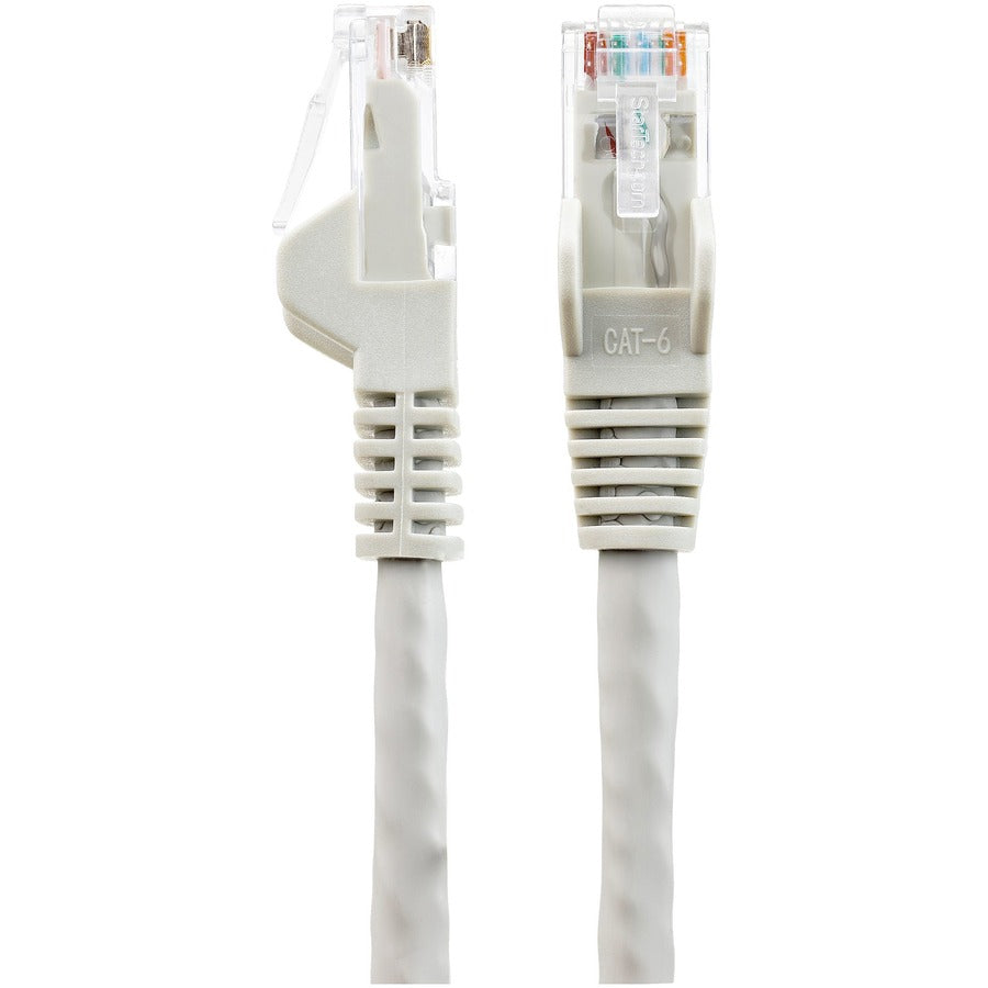 StarTech.com Câble Ethernet CAT6 de 2 m, LSZH (faible fumée, zéro halogène), 10 GbE sans accroc, 100 W PoE UTP RJ45 gris, cordon de brassage réseau CAT 6, ETL N6LPATCH2MGR