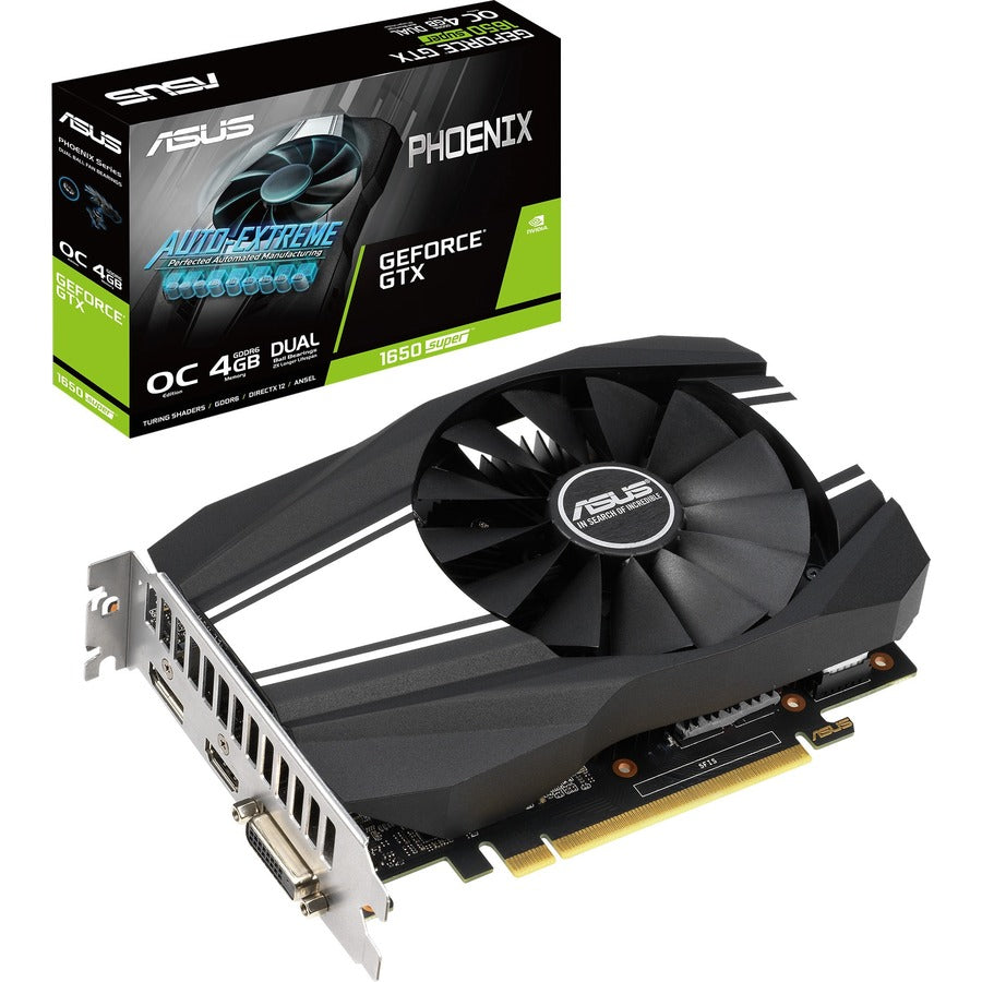 Asus NVIDIA GeForce GeForce GTX 1650 SUPER Graphic Card - 4 GB GDDR6 PH-GTX1650S-O4G